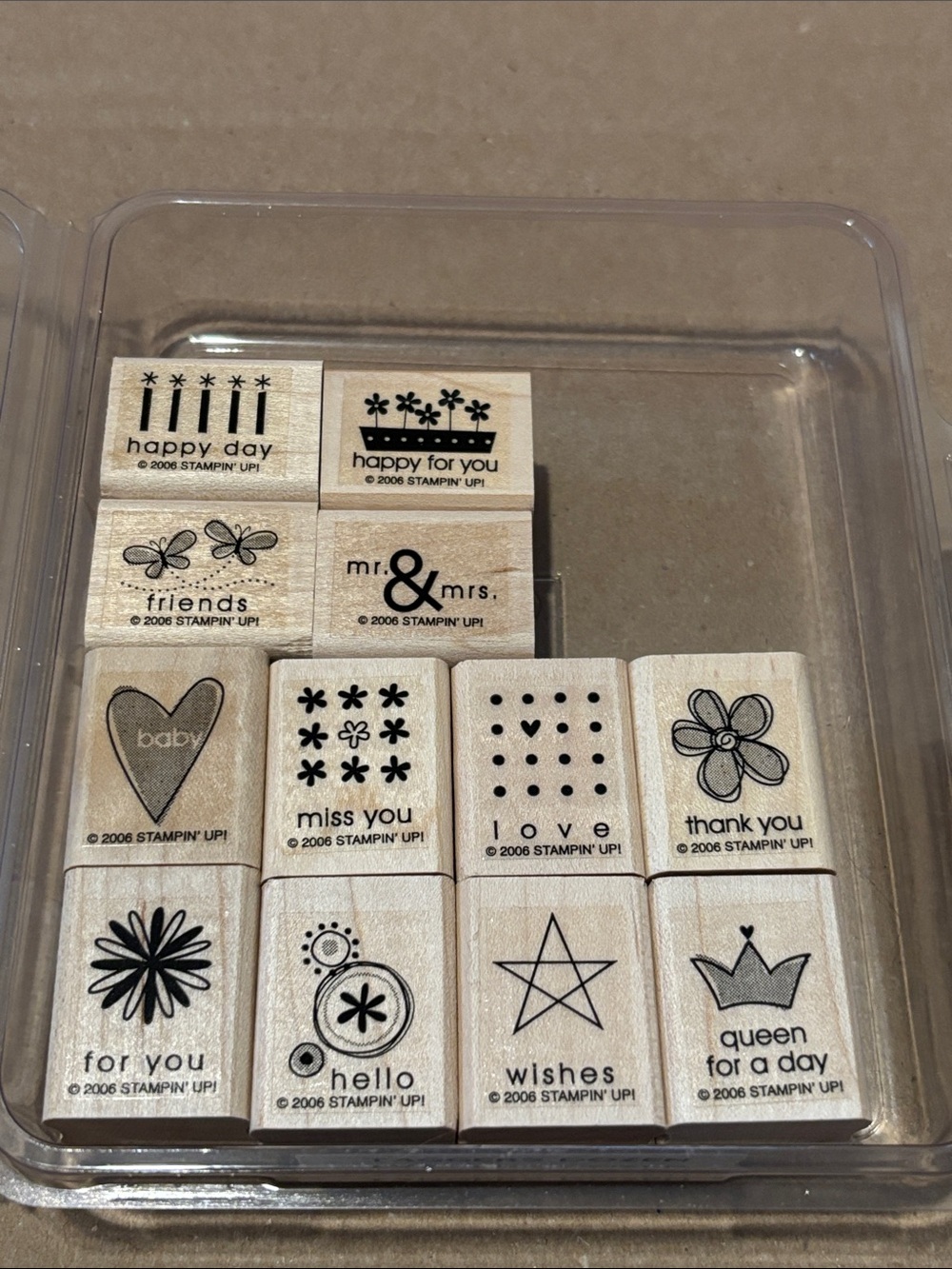 Stampin’ Up! Vintage Stamp Set Taggers Dozen